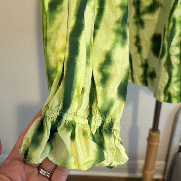 Samant Chauhan Emilia Ruffle Tie Dye Top Size L - Picture 5 of 13